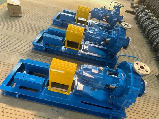 Bomba centrífuga hidráulica de flujo axial de alta presión para riego con aceite y succión circulante horizontal